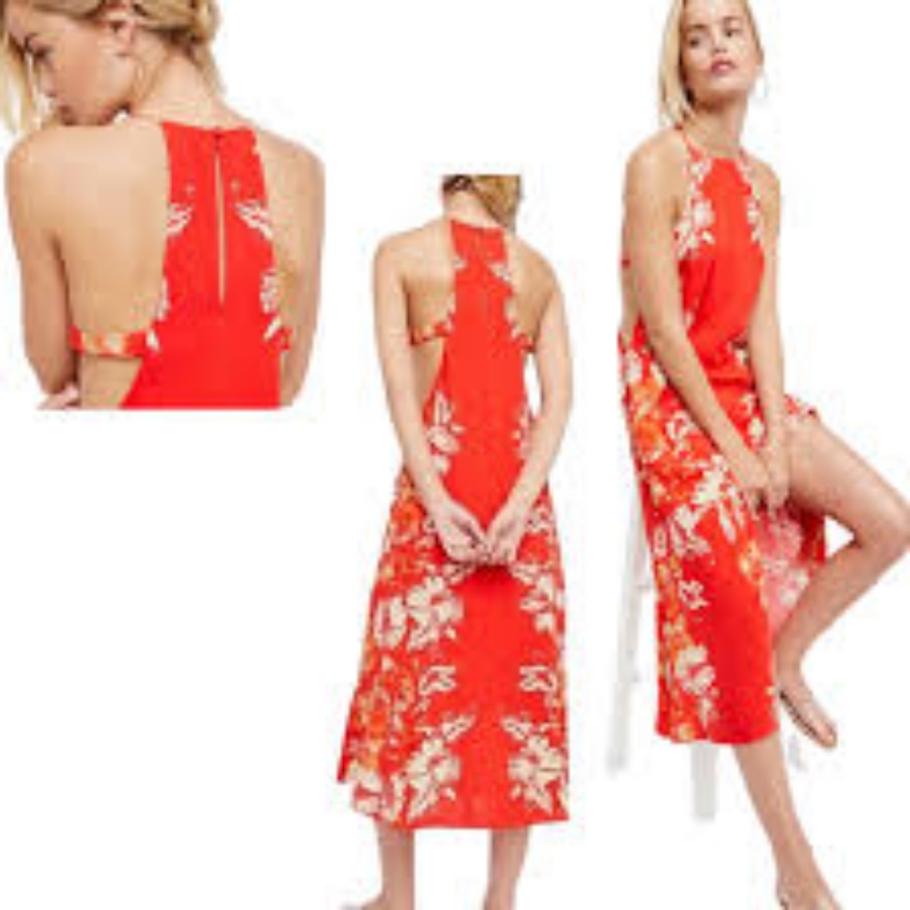 Free People Back To You Midi Dress